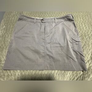 Horny Toad Women's Gray Mini Skirt